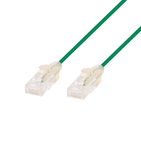 DYNAMIX 2m Cat6A 10G Green Ultra-Slim Component Level UTP Dynamix — view 1