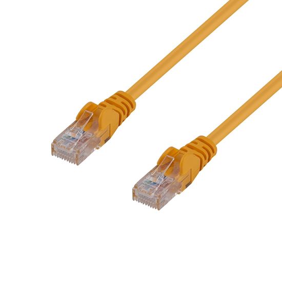 DYNAMIX 0.5m Cat6 Yellow UTP Patch Lead (T568A Specification) 250MHz Dynamix — view 1