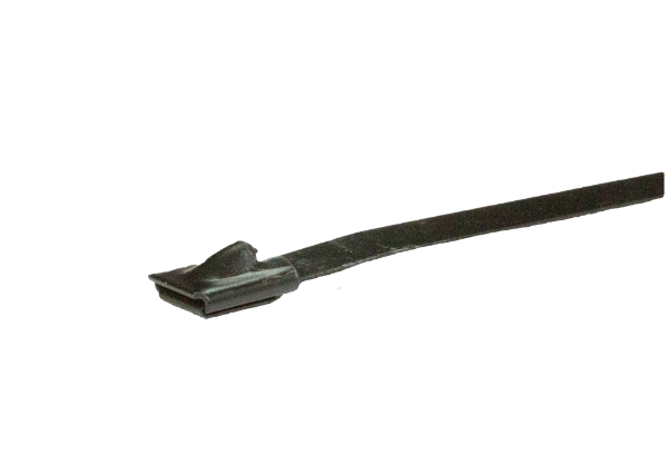 8 X 300mm 316L Stainless Steel Cable Ties Pack Of 50 1335N/136kgs Tensile Strength POWERFORCE — view 2