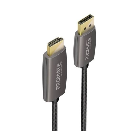 PROMATE 2m DisplayPort to HDMI Cable. Supports Max Res up to Promate — view 2