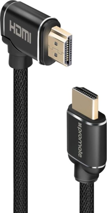 PROMATE 3m 4K HDMI right angle Cable. 24K Gold plated. High-Speed promate — view 2