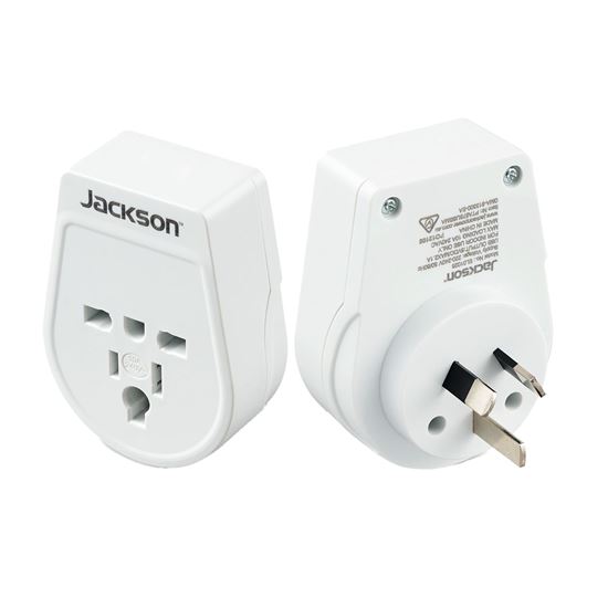 JACKSON Slim Inbound Travel Adaptor for use in NZ/AUS. Jackson — view 2