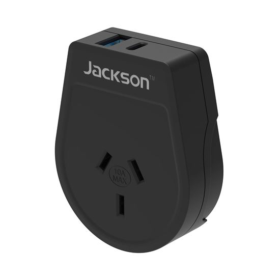 Outbound 20W PD Travel Adapter USB-A/C Ports NZ/AUS Plugs for Jackson — view 2