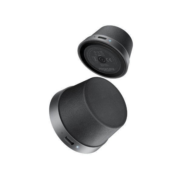 3W Mini Bluetooth Speaker W/ Magsafe Compatible Base. Supports Music & Calls High Promate — view 2