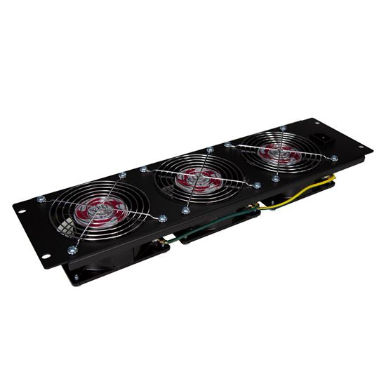 DYNAMIX 3RU 3x Fan unit with IEC C14 10A Power connector Dynamix — view 2