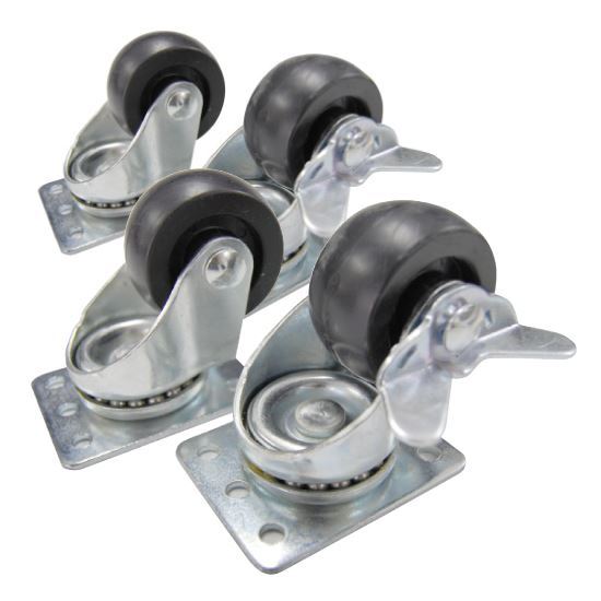 DYNAMIX 4pk Cabinet Castor Wheels. 2.5' fits both RSR & RST cabinets, Dynamix — view 2