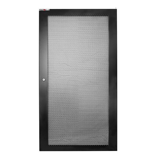 DYNAMIX Mesh Front Door 600mm 24U with Small Round Lock Dynamix — view 2