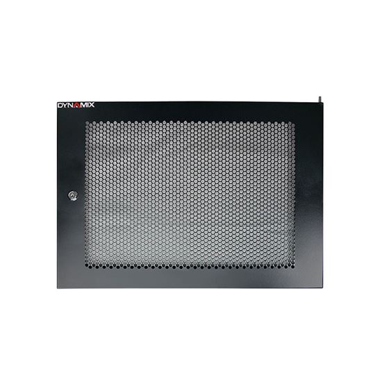 DYNAMIX Mesh Front Door 600mm 6U with Small Round Lock. Dynamix — view 2