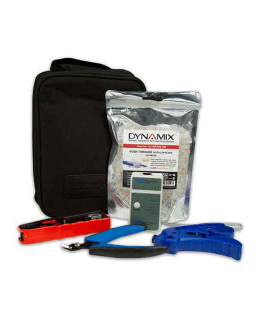 DYNAMIX Cat6 UTP Plug Termination Kit, Includes: 100x Cat6 UTP Push Dynamix — view 2