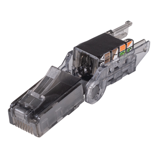 DYNAMIX RJ45 UTP Cat6A Tooless Flexible Plug, Works with both Dynamix — view 2