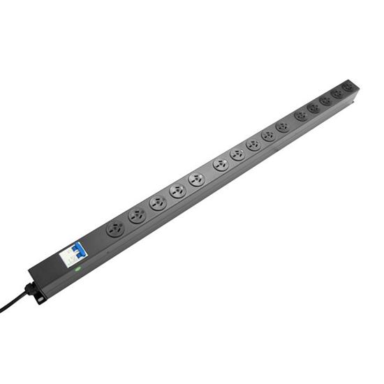 DYNAMIX 15 Outlet Vertical Power Rail (10A) with 6kA C-Curve MCB Dynamix — view 1