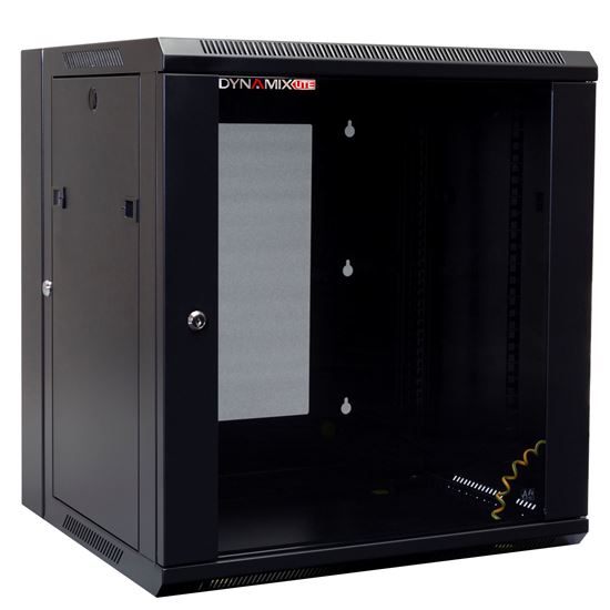 DYNAMIX LITE 12RU Swing Wall Mount Cabinet. 600x550x635mm (WxDxH) Dynamix — view 2