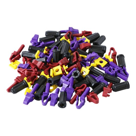 RACKSTUDS Series II Combo-pack with 40 sets of each Size/Colour. Smart Rackstuds — view 1