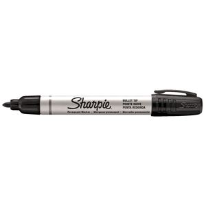 SHARPIE PRO Metal Aluminium Bullet Tip, Black colour (MOQ 12) Sharpie — view 2