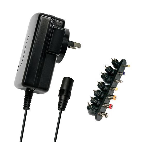 DYNAMIX 2.5A Switch Mode Power Adapter 3/5/6/7.5/ 9/12V DC. Dynamix — view 2