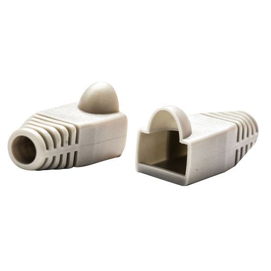 DYNAMIX BEIGE RJ45 Strain Relief Boot (6.0mm Outside Diameter). 20pk Dynamix — view 1