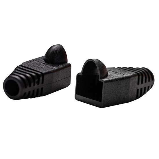 DYNAMIX BLACK RJ45 Strain Relief Boot (6.0mm Outside Diameter). 20pk Dynamix — view 2