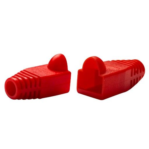 DYNAMIX RED RJ45 Strain Relief Boot (6.0mm Outside Diameter). Dynamix — view 2