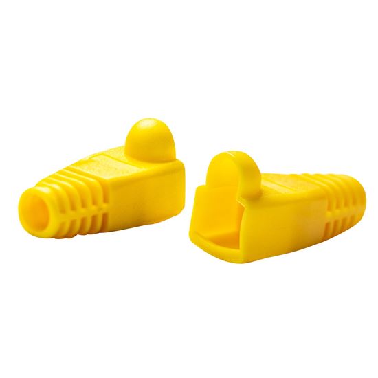 DYNAMIX YELLOW RJ45 Strain Relief Boot (6.0mm Outside Diameter). 20pk Dynamix — view 2