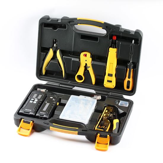 SPROTEK 8 Piece Network Installation Kit with Storage Case. sprotek — view 2