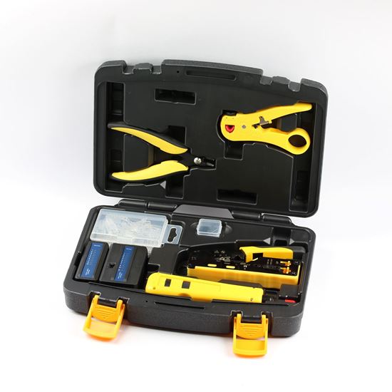 SPROTEK 6 Piece Network Installation Kit with Storage Case. sprotek — view 2