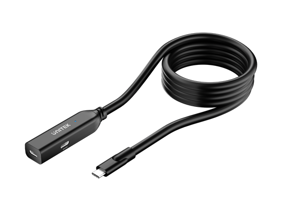 UNITEK 5m 10Gbps USB-C Extension Cable with Built-in Signal Boosters Unitek — view 2