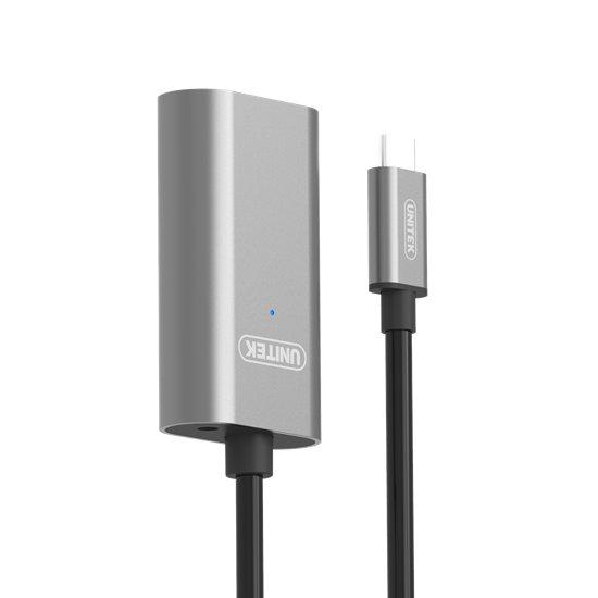 UNITEK 5m USB 3.1 USB-C Active Extension Cable. USB-C Male to Unitek — view 1