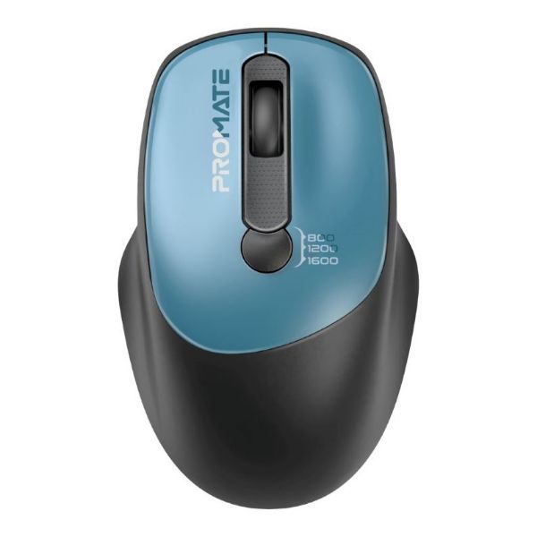 EZGrip Ambidextrous Ergonomic Wireless Mouse. 800/1200/1600Dpi Plug & Play PROMATE — view 2