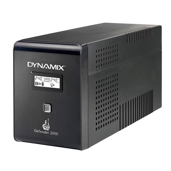DYNAMIX Defender 2000VA(1200W) Line Interactive UPS, 3x NZ Power Dynamix — view 2