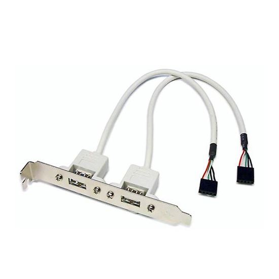 DYNAMIX USB SLOT Card. USB-A Female Connector to 2x 5-Pin Dynamix — view 1