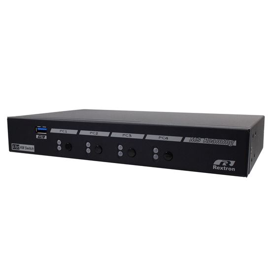 REXTRON 4-Port USB-A 3.2 Gen 1 KM Switch with Mouse Roaming Function. Rextron — view 2