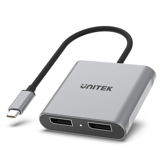 UNITEK USB-C to Dual DisplayPort 8K Adapter with MST. Unitek — view 2