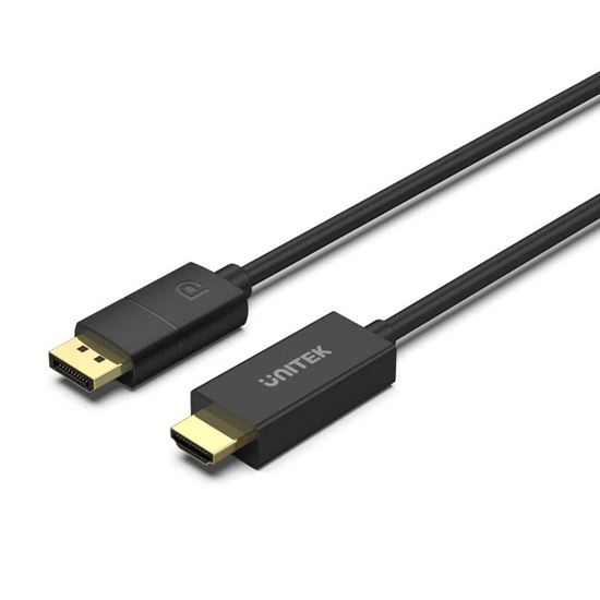 UNITEK 1.8m DisplayPort to HDMI Cable. Supports Max Res up to Unitek — view 2