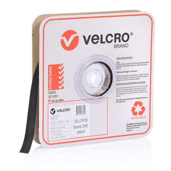 VELCRO One-Wrap 19mm Continuous 22.8m Roll. Custom Cut to Length. Velcro — view 2