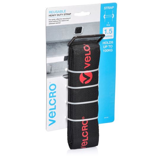 VELCRO Heavy Duty 1.5m x 50mm Tie Down Strap. Secure & Hold up to Velcro — view 2