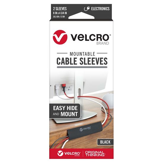 VELCRO Mountable Cable Sleeves. Mount Electrical Cords out of Sight Velcro — view 2