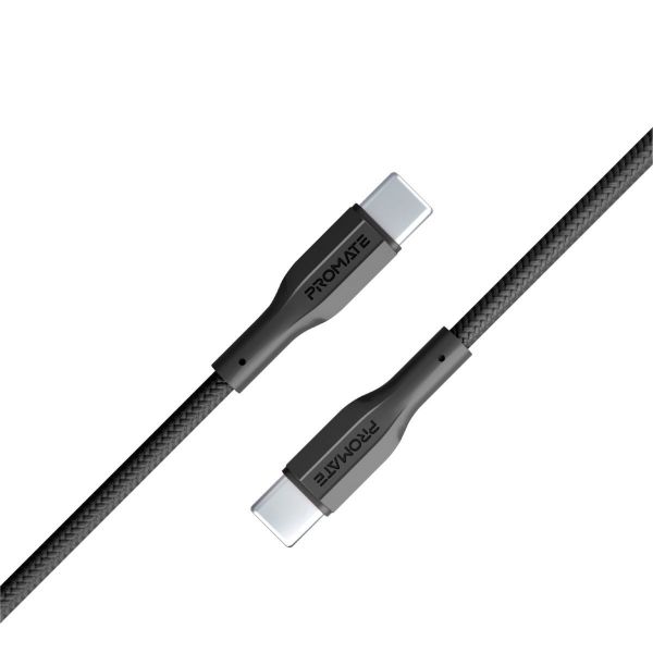 1M USB-C To USB-C Super Flexible Cable. Supports 2A Charging & 480Mbps Data PROMATE — view 2