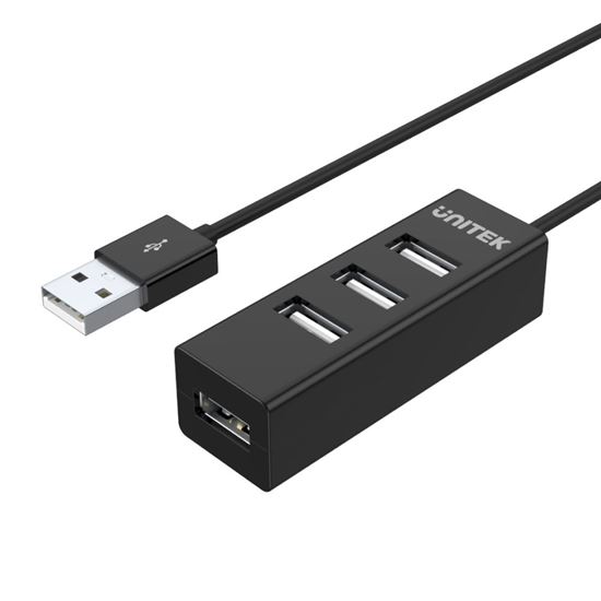 UNITEK USB-A 2.0 4-Port High Speed Hub with Data Transfer Speed up to Unitek — view 2