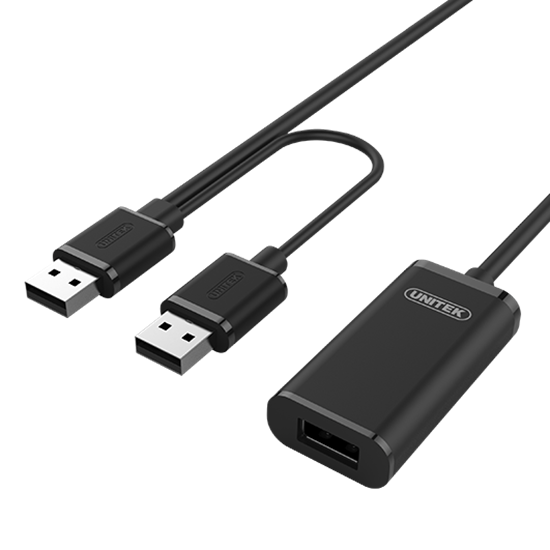 UNITEK 10m USB 2.0 Active Extension Cable. Built-in Extension Unitek — view 2
