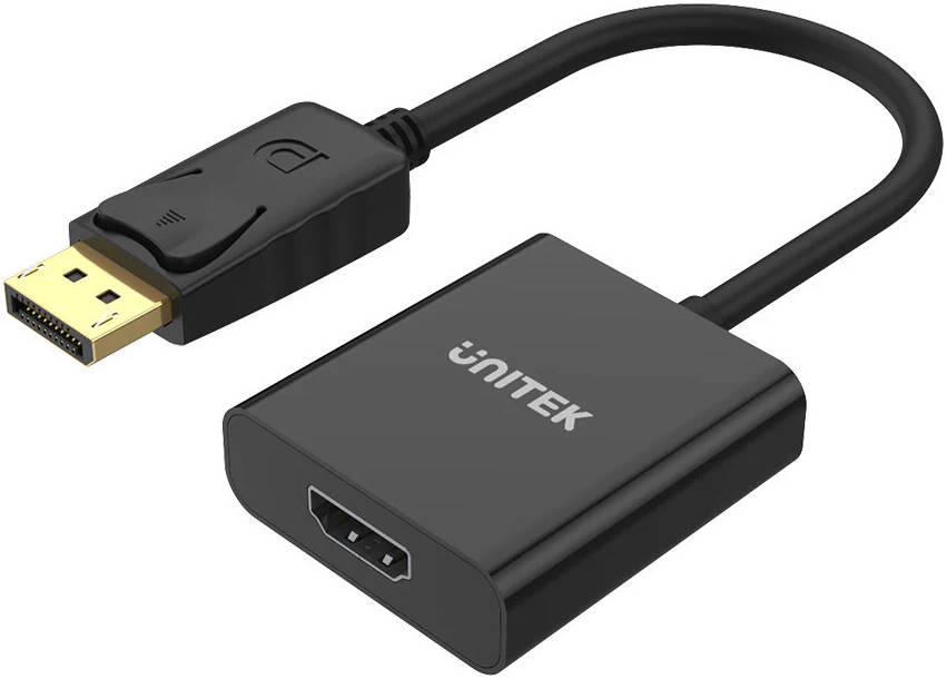 UNITEK 1080P DisplayPort to HDMI FHD Adapter with 20cm Cable. Unitek — view 2