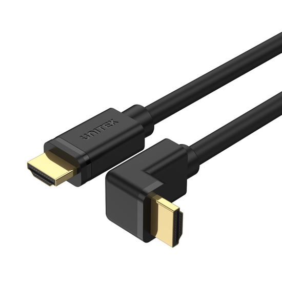 UNITEK 3M 4K HDMI 2.0 Right Angle Cable with 90 Degree Elbow. Unitek — view 2