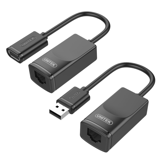 UNITEK USB 1.1 Extension Over RJ45 up to 60m. Use Cat.5, Cat.5e or Unitek — view 2