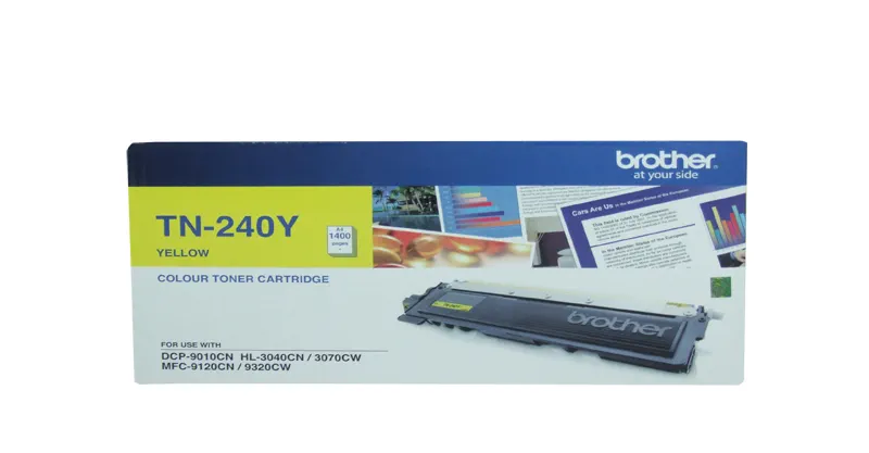 TN-240Y Toner Cartridge Laser Yellow 1400-page Brother — view 2