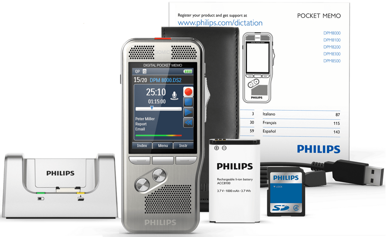 DPM8500 Pocket Memo Digital Voice Recorder Philips — view 2