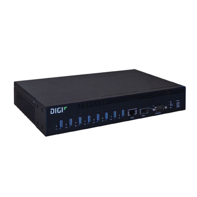 AnywhereUSB Network Attached USB Hub 8-port Digi International — view 2