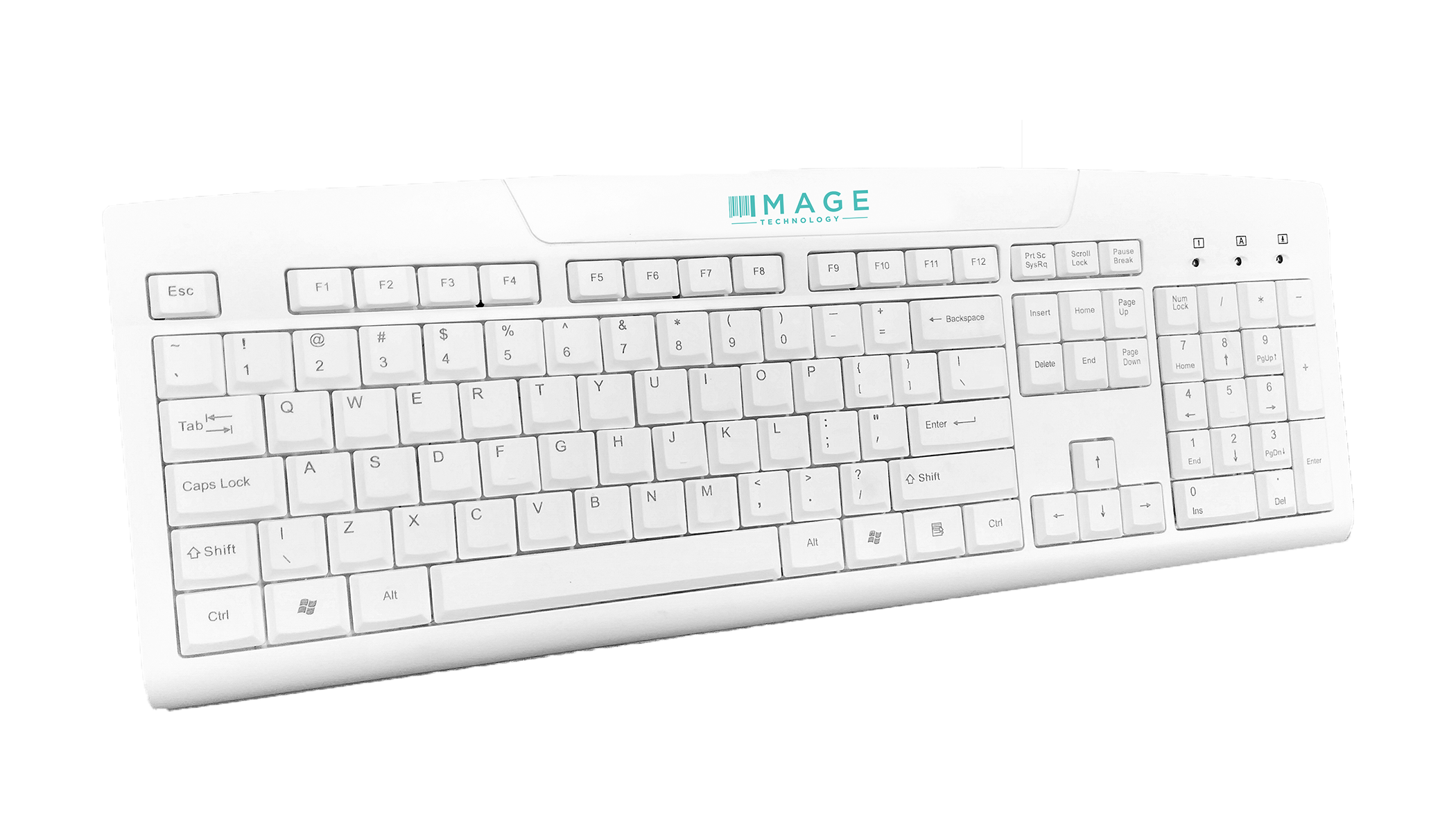 True Type Antimicrobial Washable Keyboard Image — view 2