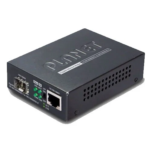 10/100/1000Base-T to 1000FX (SFP) Media Converter Planet — view 2