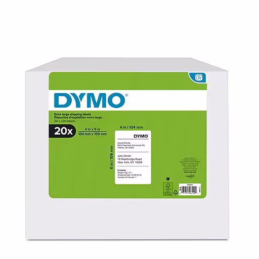 Extra Large Shipping Labels for LabelWriter 4XL/5XL - 20 Rolls Dymo — view 2