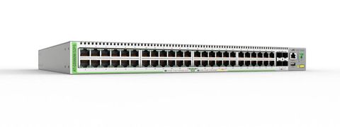 AT-GS980M/52-40 Gigabit Layer 3 Lite Managed Switch- 48x 10/100/1000T- 4 x 100/1000X SFP with fixed single power supply Allied Telesis — view 2