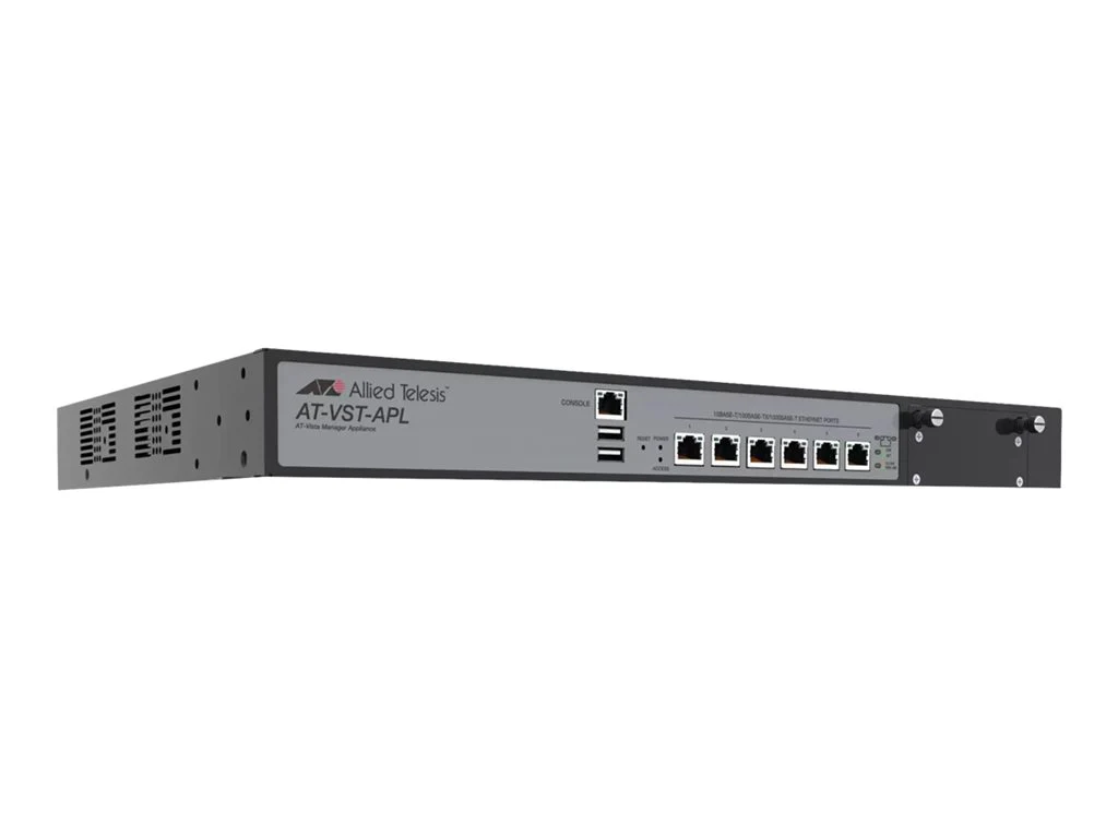 AT-VST-APL-06-60 6-port 10/100/1000T Unified NMS Appliance-Box with Vista base compatible- Requires purchase of NetCover for Support and Software Updates Allied Telesis — view 1